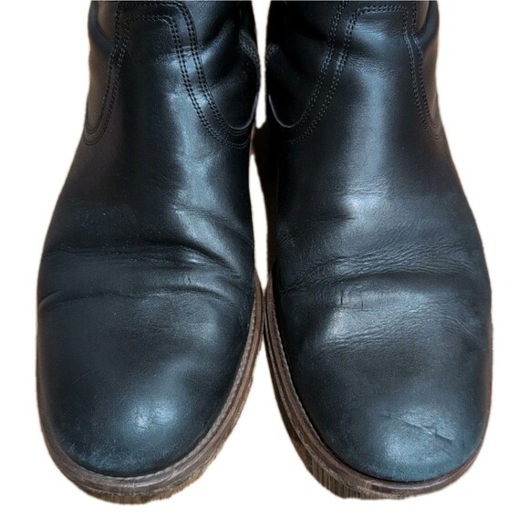 Magnanni Shoes Men’s Size 10 Black Chelsea Ankle Boots Leather Side Zip main image 6